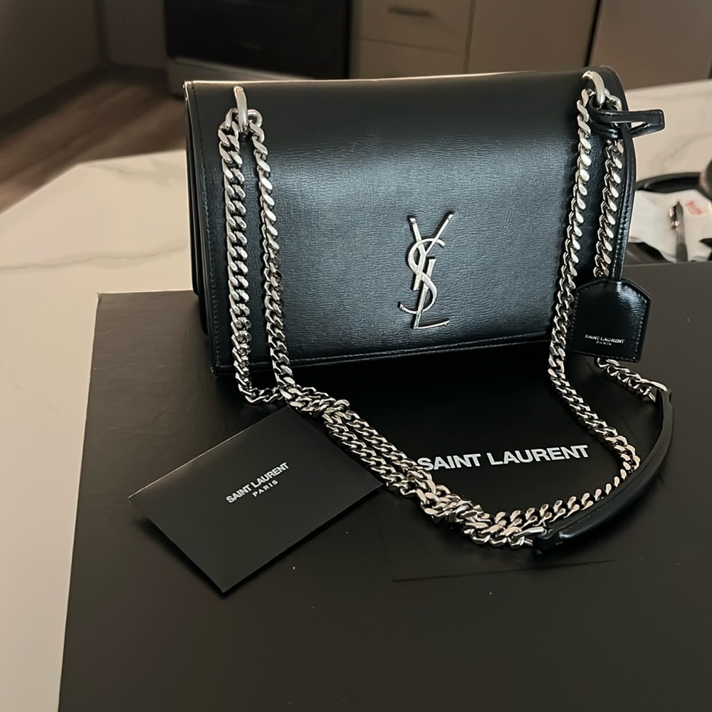 YSL Sunset Smooth Leather Medium Chain Bag